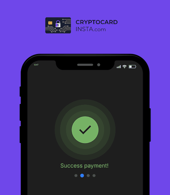 Payment success notification displayed on a smartphone
